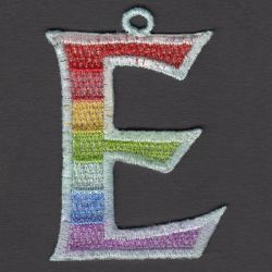FSL Rainbow Alphabets 05 machine embroidery designs