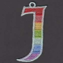 FSL Rainbow Alphabets 10 machine embroidery designs