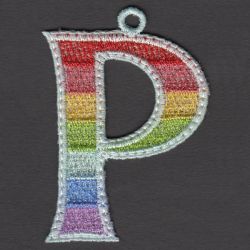 FSL Rainbow Alphabets 16 machine embroidery designs