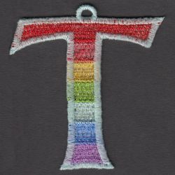 FSL Rainbow Alphabets 20 machine embroidery designs