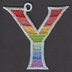 FSL Rainbow Alphabets 24 machine embroidery designs