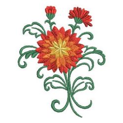 Heirloom Chrysanthemum machine embroidery designs