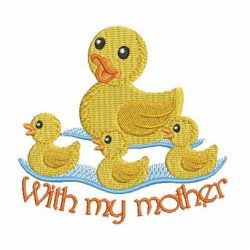 Cute Ducks 08 machine embroidery designs
