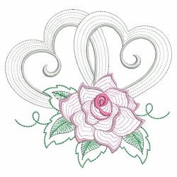 Rippled Roses 03(Md) machine embroidery designs