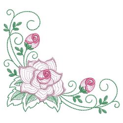 Rippled Roses 04(Md) machine embroidery designs