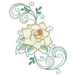Rippled Roses 06(Md) machine embroidery designs