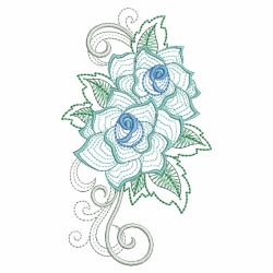 Rippled Roses 07(Sm) machine embroidery designs