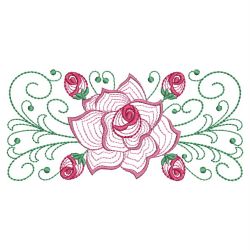 Rippled Roses 10(Sm) machine embroidery designs