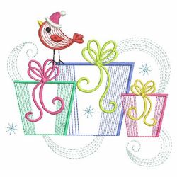 Rippled Christmas 02(Lg) machine embroidery designs