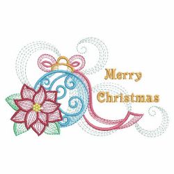 Rippled Christmas 03(Lg) machine embroidery designs