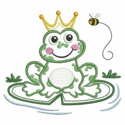 Vintage Cute Frogs 02(Lg) machine embroidery designs