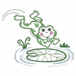 Vintage Cute Frogs 05(Sm) machine embroidery designs