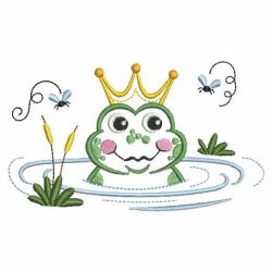 Vintage Cute Frogs 08(Md) machine embroidery designs