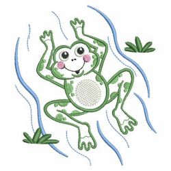 Vintage Cute Frogs 10(Lg) machine embroidery designs