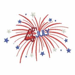 Happy 4th of July 03 machine embroidery designs