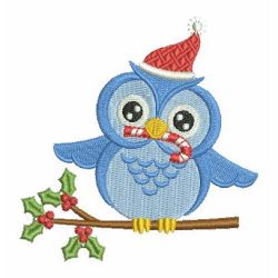 Christmas Owls 01 machine embroidery designs