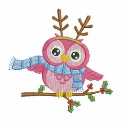 Christmas Owls 02 machine embroidery designs