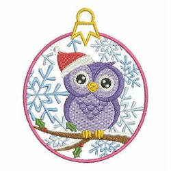 Christmas Owls 03 machine embroidery designs