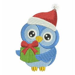 Christmas Owls 05 machine embroidery designs