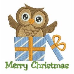 Christmas Owls 10 machine embroidery designs