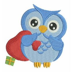 Christmas Owls 11 machine embroidery designs