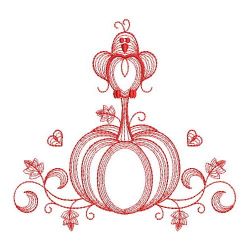 Redwork Autumn Pumpkins 07(Md) machine embroidery designs