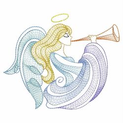 Rippled Music Angels 01(Md) machine embroidery designs