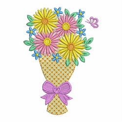 Flower Bouquet machine embroidery designs