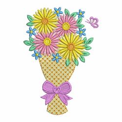 Flower Bouquet 01 machine embroidery designs