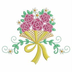 Flower Bouquet 02 machine embroidery designs