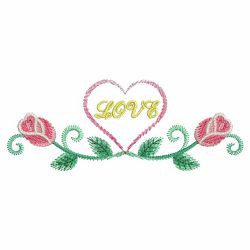 Watercolor Heirloom Roses 04 machine embroidery designs