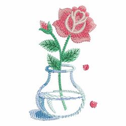 Watercolor Heirloom Roses 05 machine embroidery designs