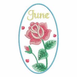 Watercolor Heirloom Roses 07 machine embroidery designs