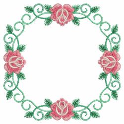 Watercolor Heirloom Roses 08 machine embroidery designs