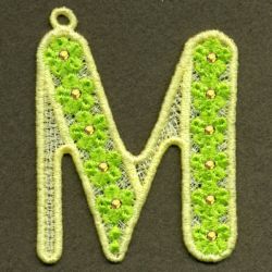 FSL Crystal Alphabets 13 machine embroidery designs