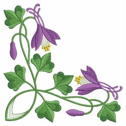 Colorado Columbine State Flower 07 machine embroidery designs