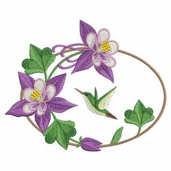 Colorado Columbine State Flower 10 machine embroidery designs