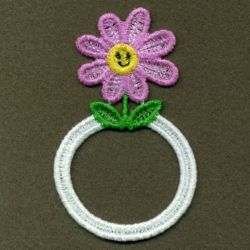 FSL Garden Napkin Rings machine embroidery designs