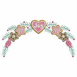 Heirloom Christmas Cookies 05 machine embroidery designs