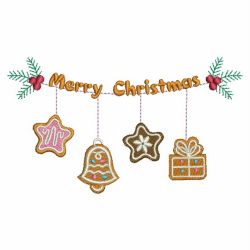 Heirloom Christmas Cookies 07 machine embroidery designs