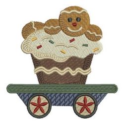 Christmas Train 06 machine embroidery designs