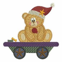 Christmas Train 07 machine embroidery designs