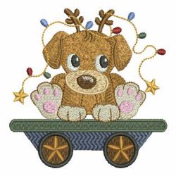 Christmas Train 08 machine embroidery designs