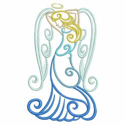 Colorful Satin Angels 01(Sm) machine embroidery designs
