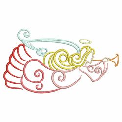 Colorful Satin Angels 02(Md) machine embroidery designs