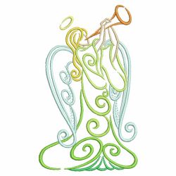 Colorful Satin Angels 04(Md) machine embroidery designs