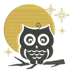 Owls Silhouette machine embroidery designs