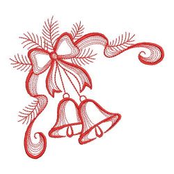 Redwork Rippled Christmas 10(Lg) machine embroidery designs