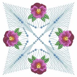Colorful Pansy Quilts 03 machine embroidery designs