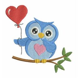 Valentine Owls 03 machine embroidery designs